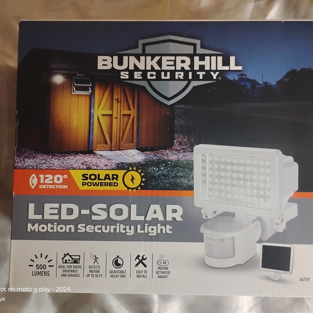 Bunker Hill Security LED Solar Motion Light